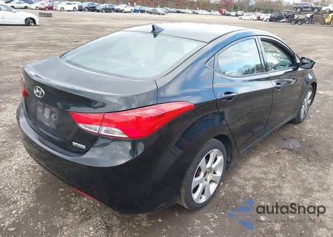 2013 Hyundai Elantra Limited z USA, uszkodzony, nr VIN 5NPDH4AE5DH211117